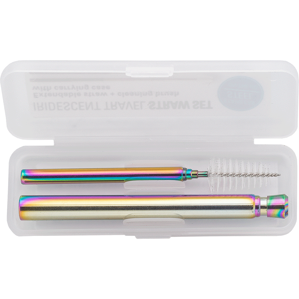 Juego de sorbete reusable