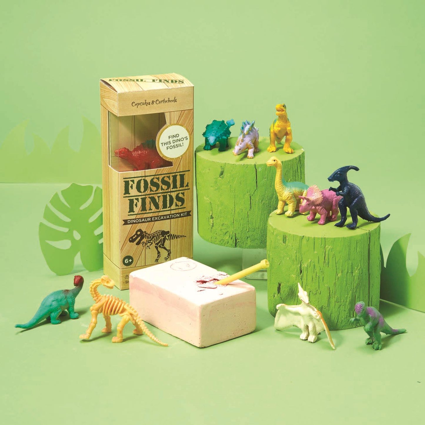 Fossil finds - kit de excavación de dinosaurio