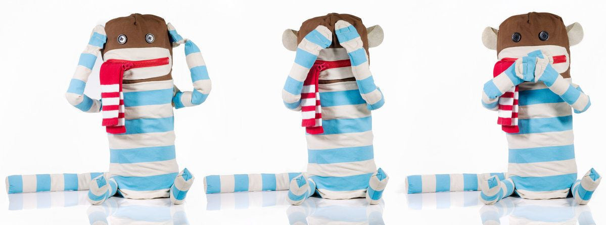 Mono para guardar ropa - Laundry Monkey