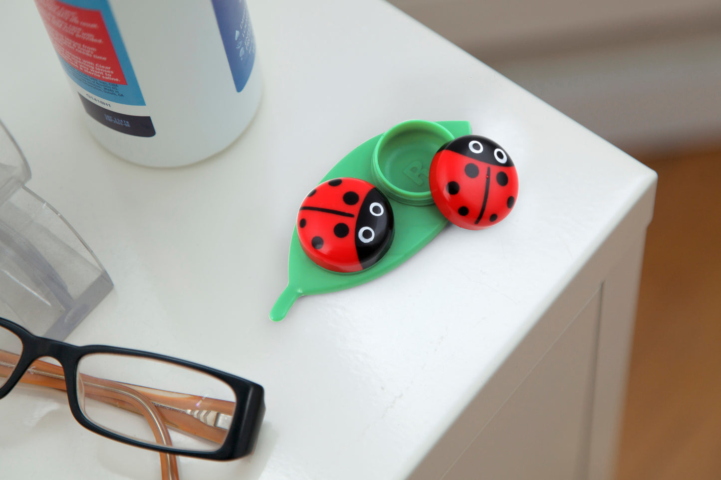 Estuche de lentes de contacto - Ladybug