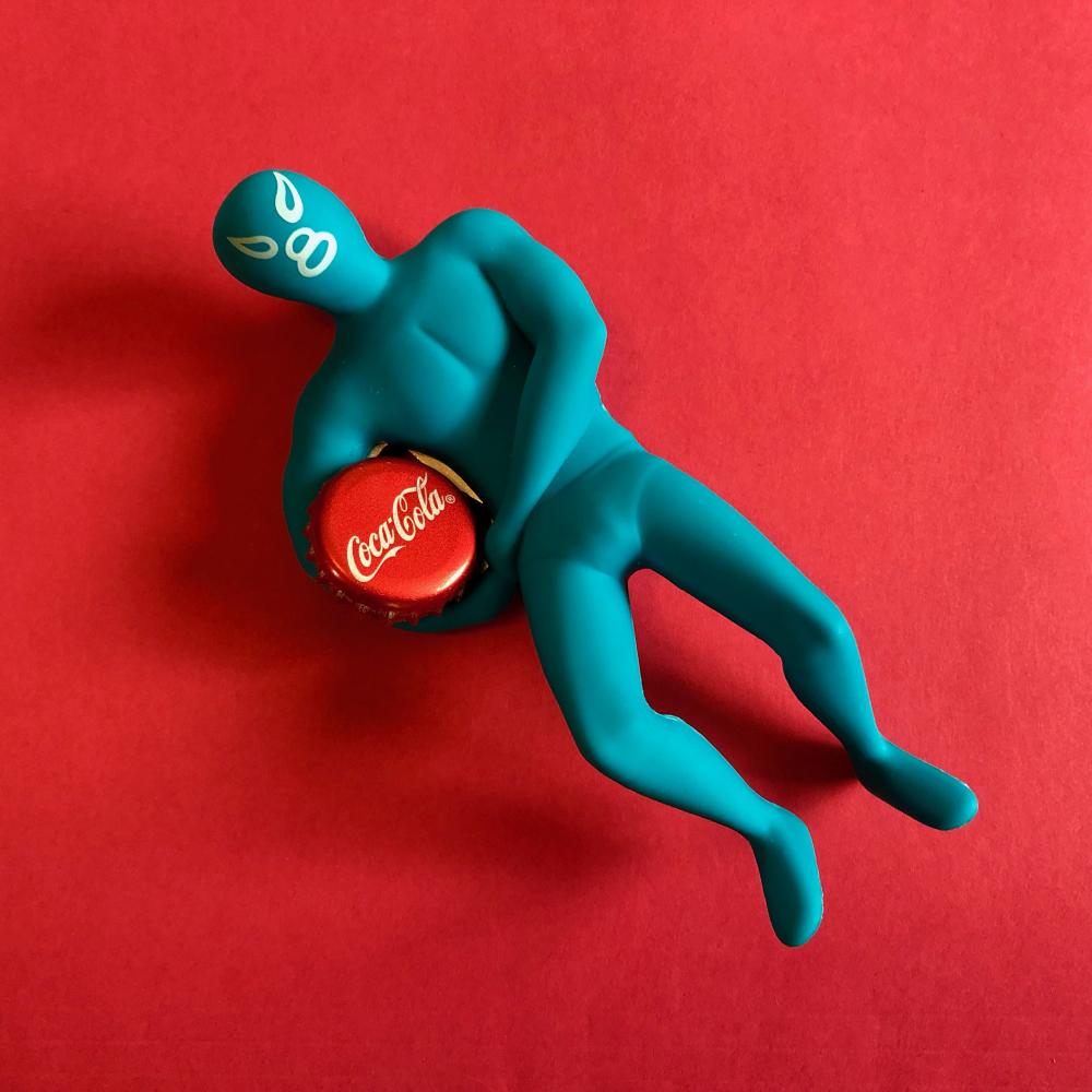 Luchador Destapador de botellas