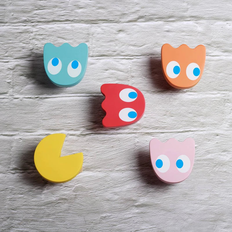 Colgadores de pared - pacman. Set x 5