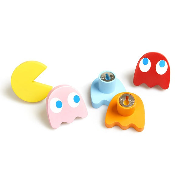 Colgadores de pared - pacman. Set x 5